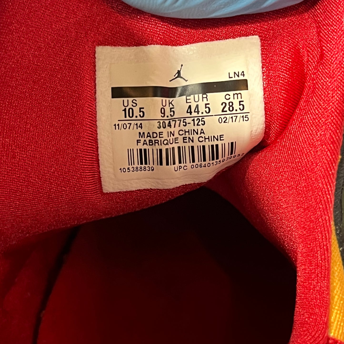 Size 10.5 - Jordan 7 Hare