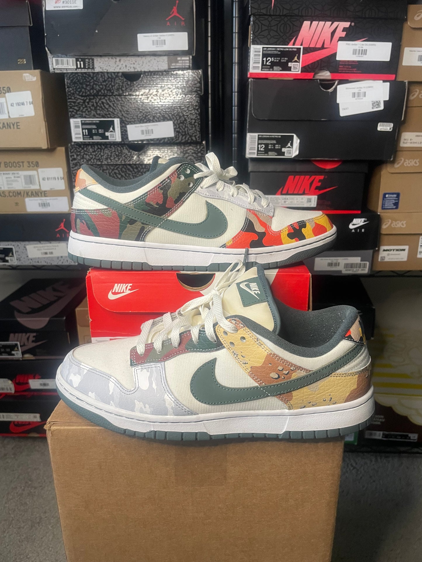 Size 10.5 - Dunk Low Sail Multi-Camo