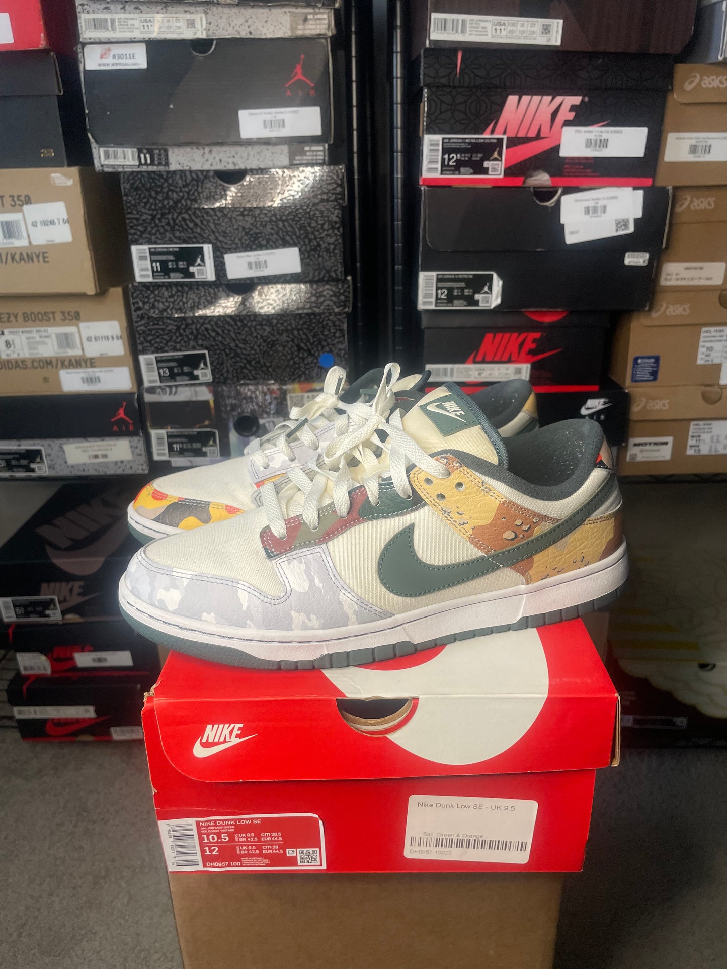 Size 10.5 - Dunk Low Sail Multi-Camo