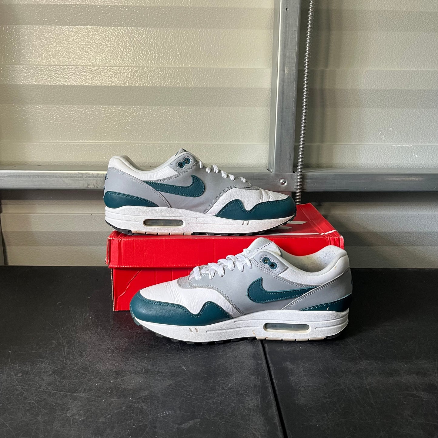 Size 10.5 - Nike Air Max 1 Teal Green