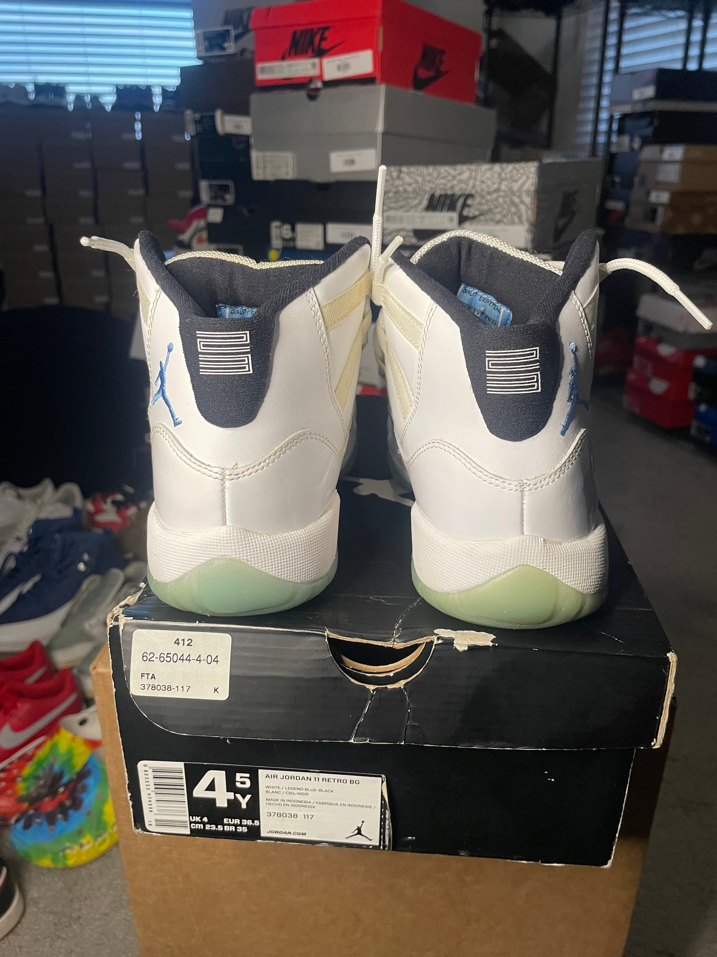 Size 4.5 - Jordan 11 Retro Low Legend Blue