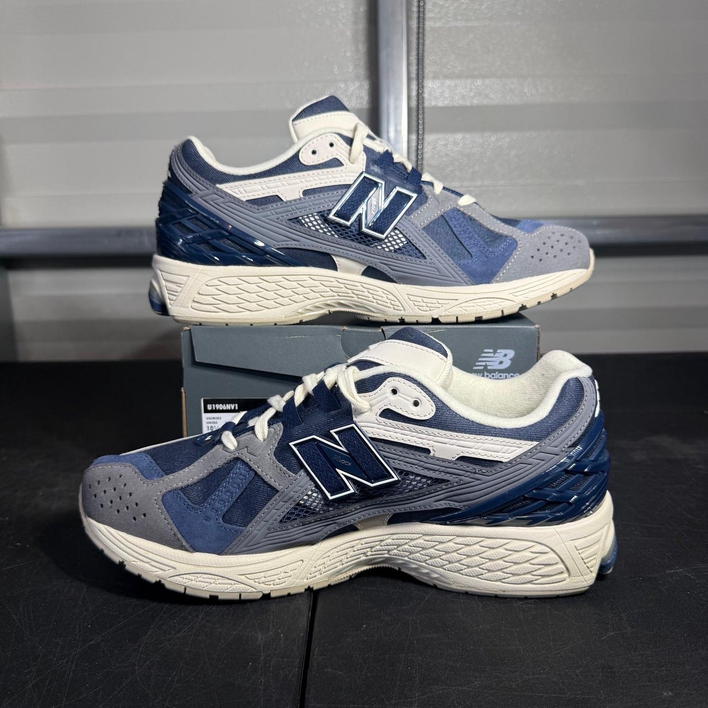 Size 10.5 - New Balance Navy Grey