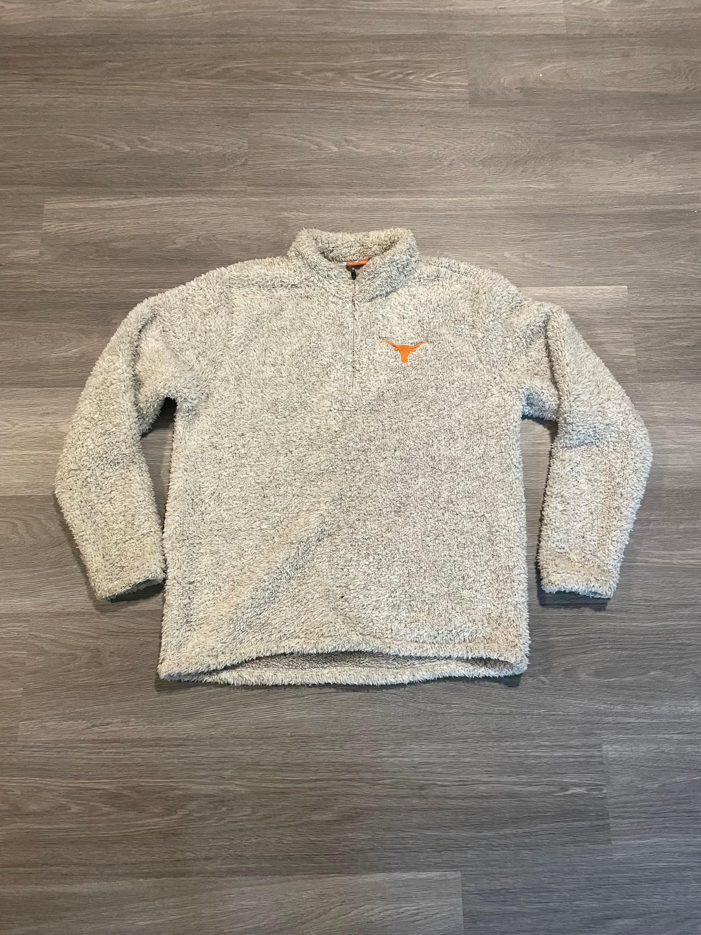Size Large - Texas Longhorns Half Zip Jacket Mens