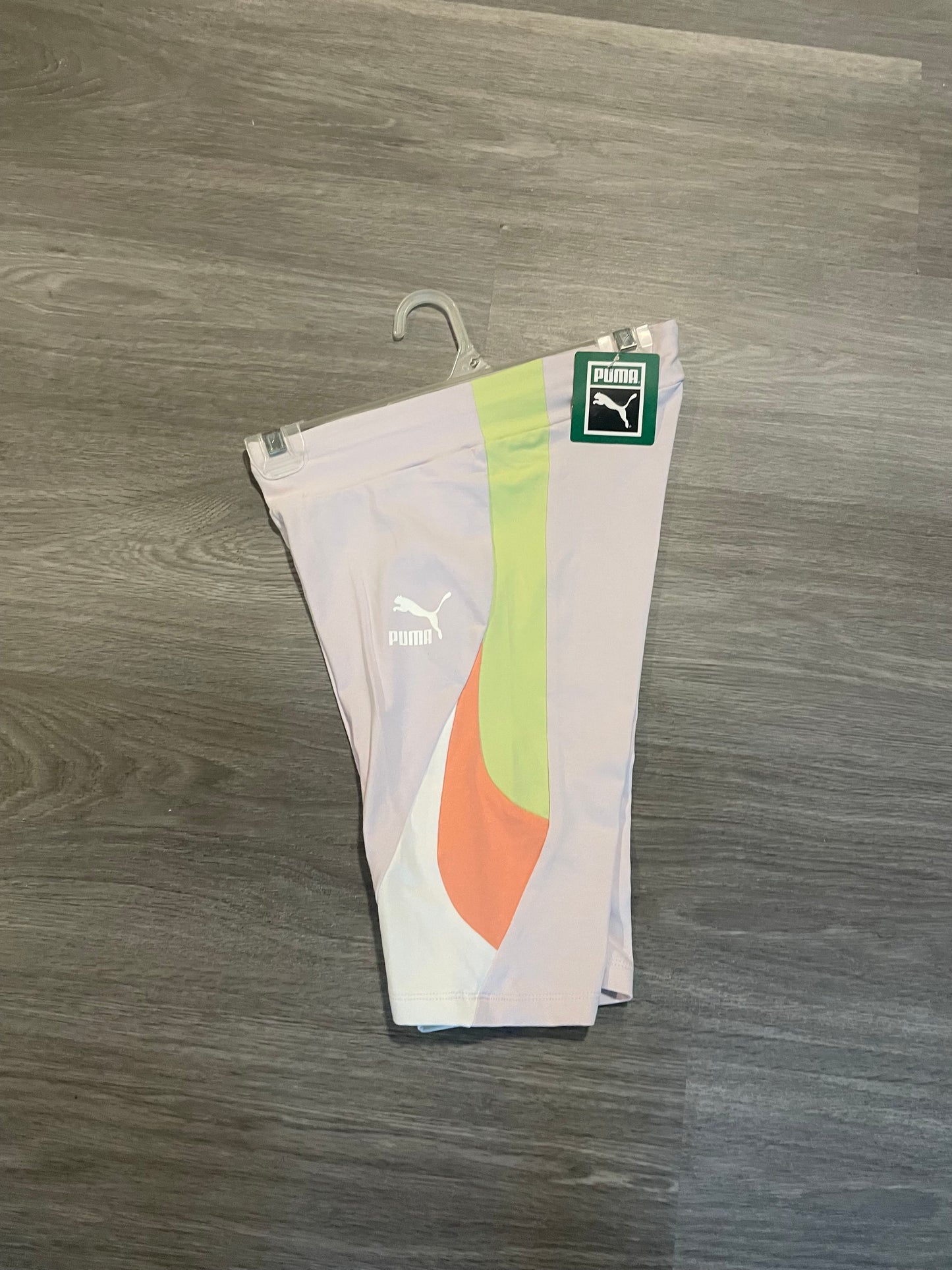 Size XS - Puma Pink/Green Legging Shorts Women's
