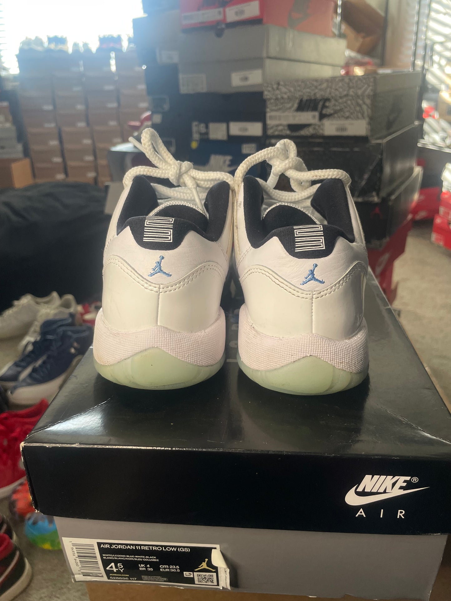 Size 4.5 - Jordan 11 Retro Low Legend Blue