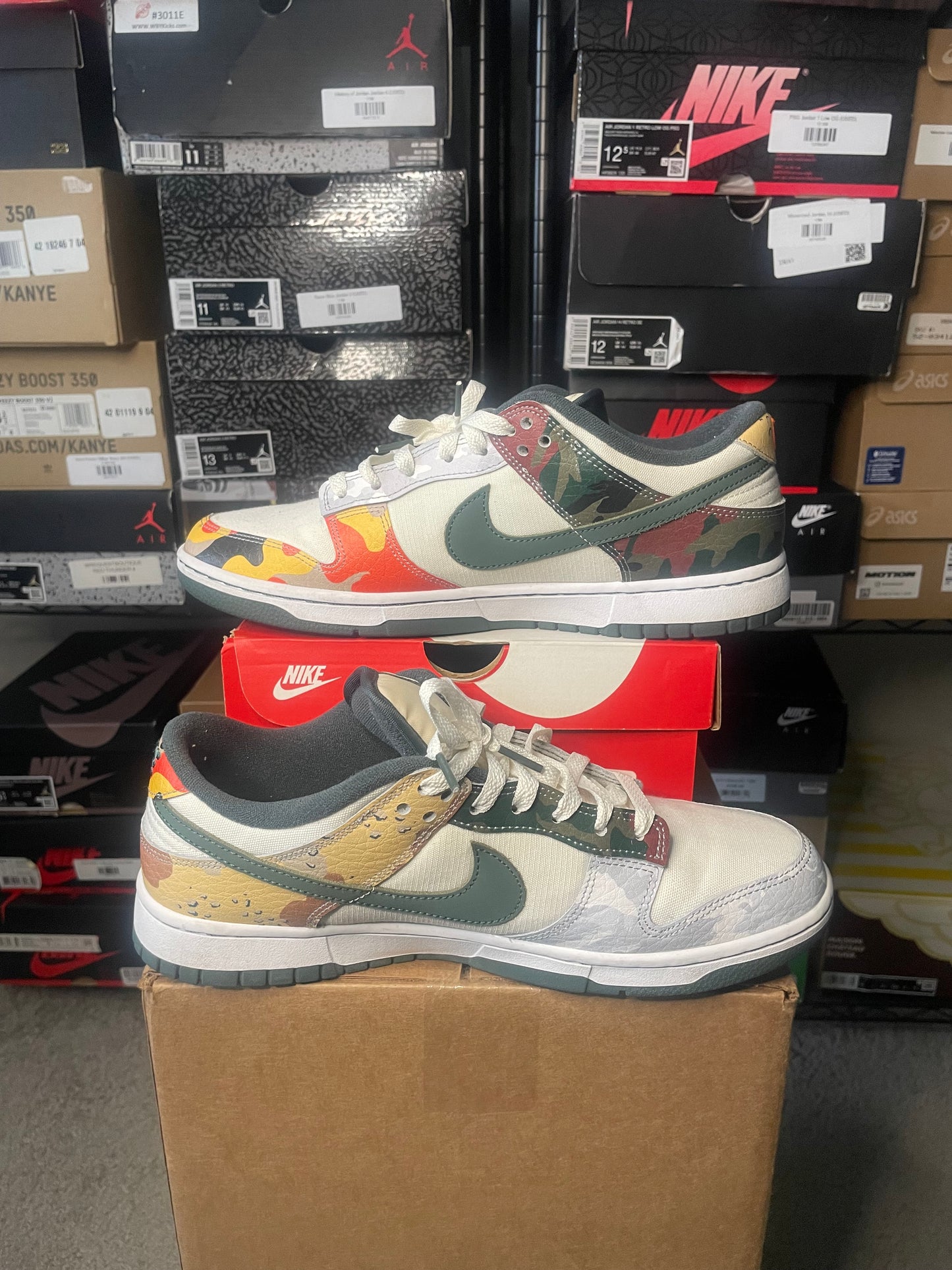 Size 10.5 - Dunk Low Sail Multi-Camo