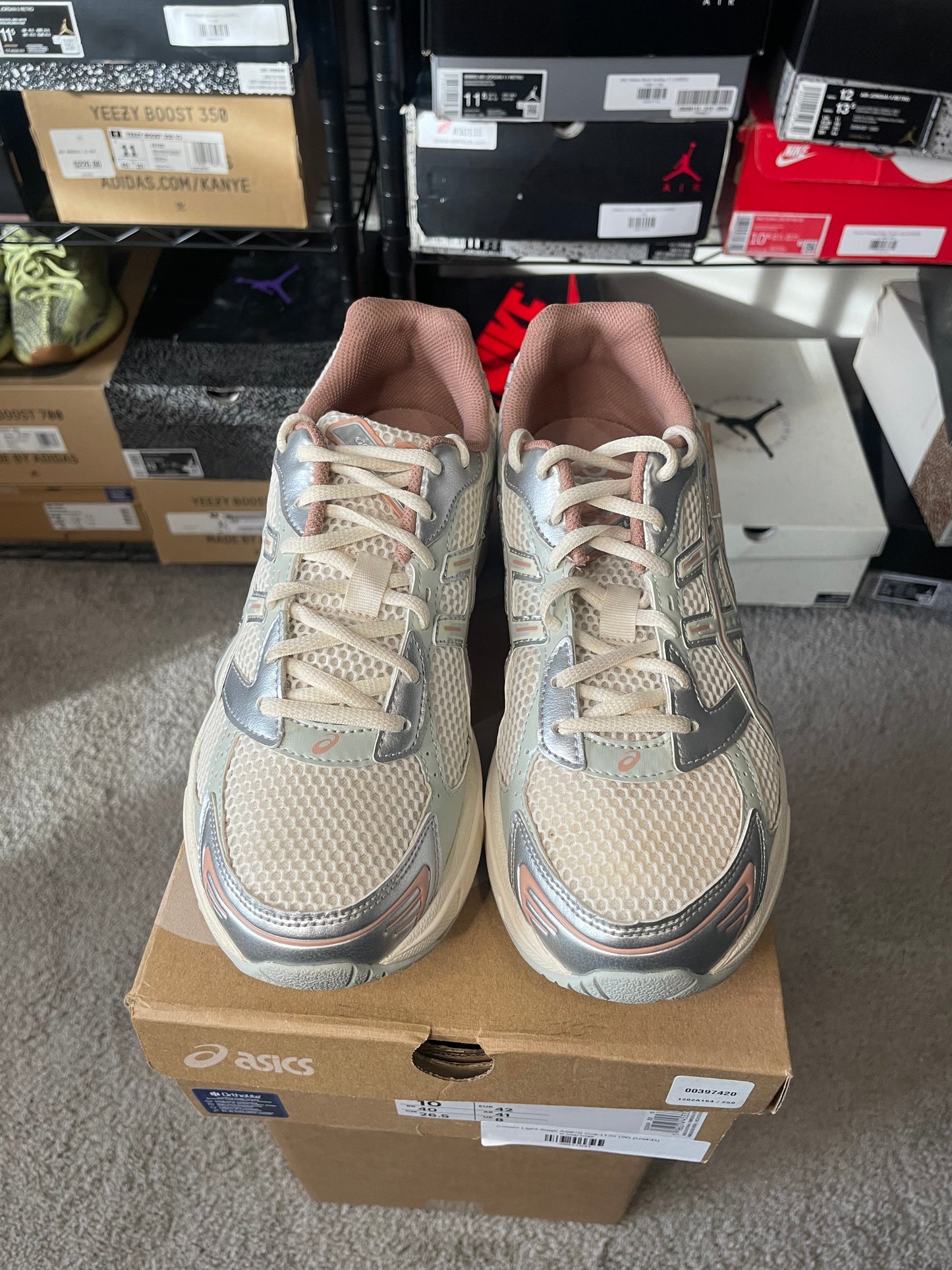 Size 10W/8.5M- ASICS Gel 1130 Cream Light Sage