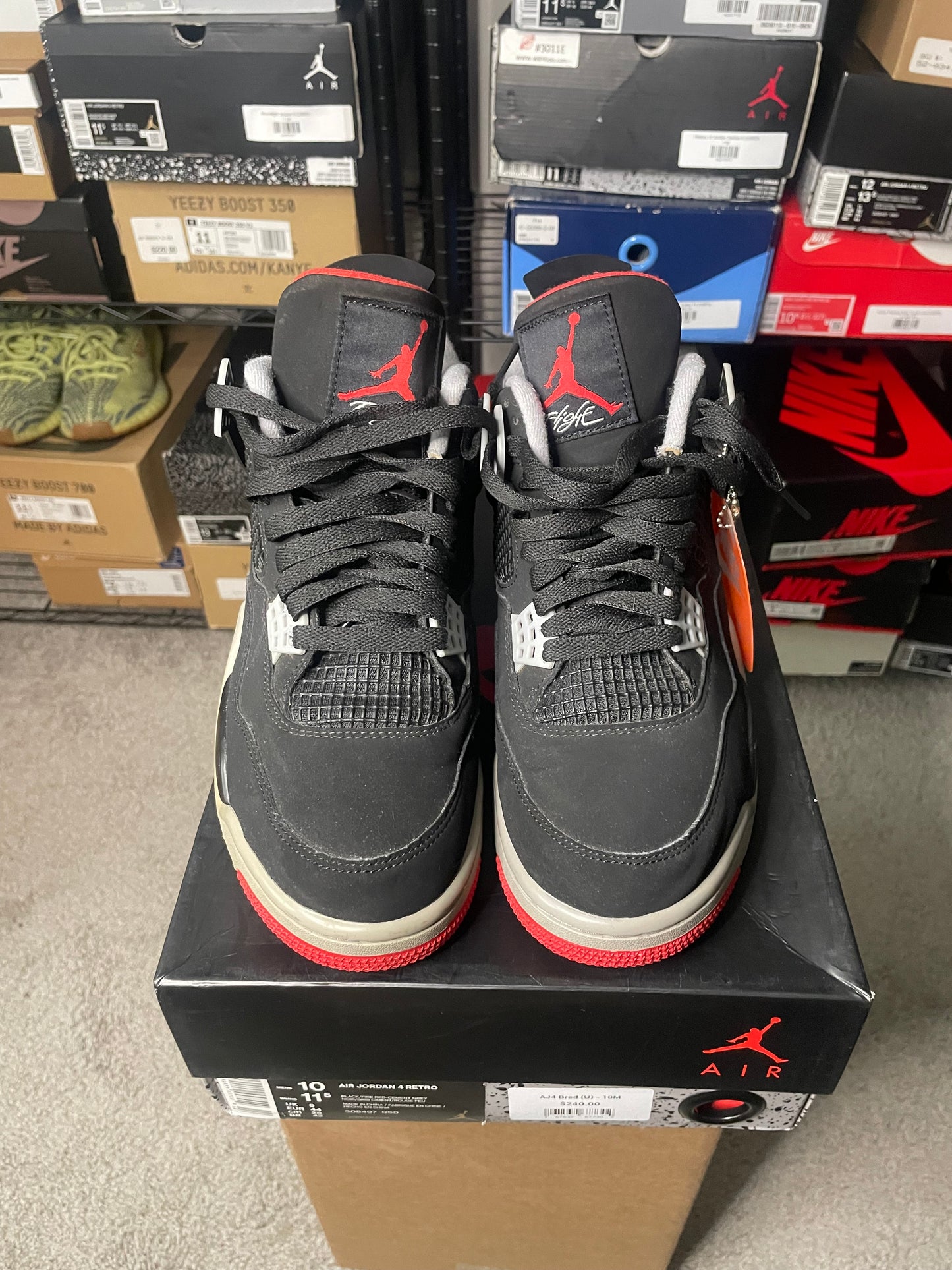Size 10 - Jordan 4 Retro OG Mid Bred 2019