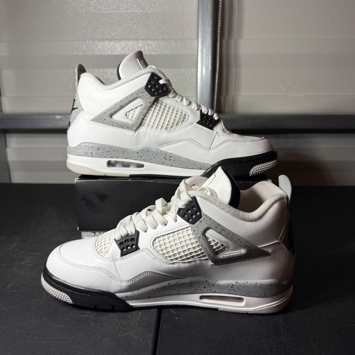 Size 10 - AJ 4 White Cement