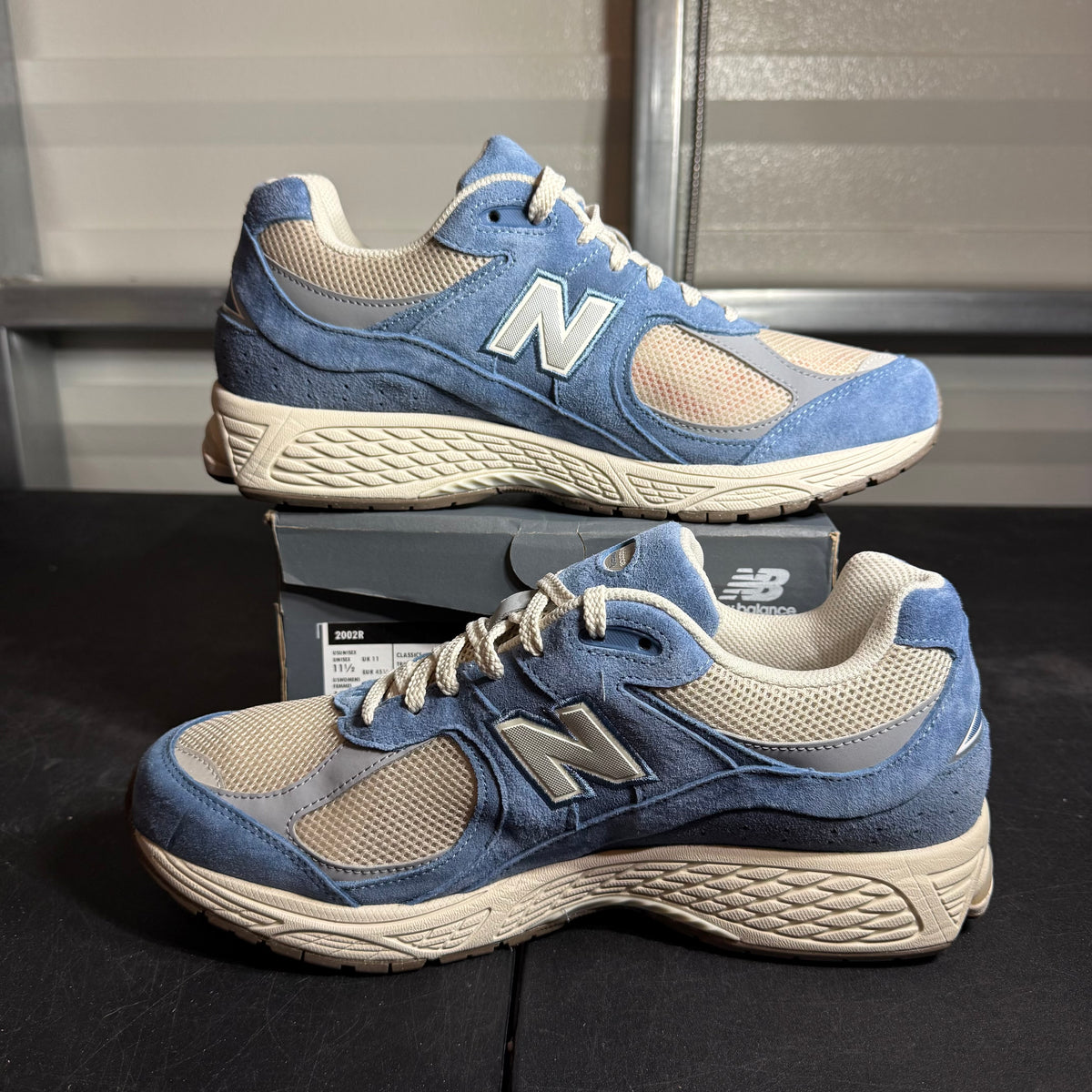 Size 12 - NB 2002R Light Blue/Cream