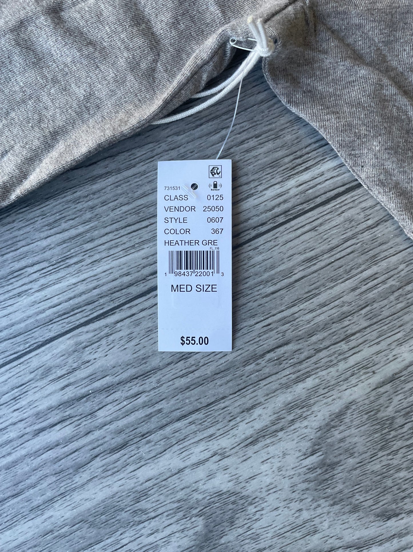 Size Medium - Essential T Shirt Heather Grey