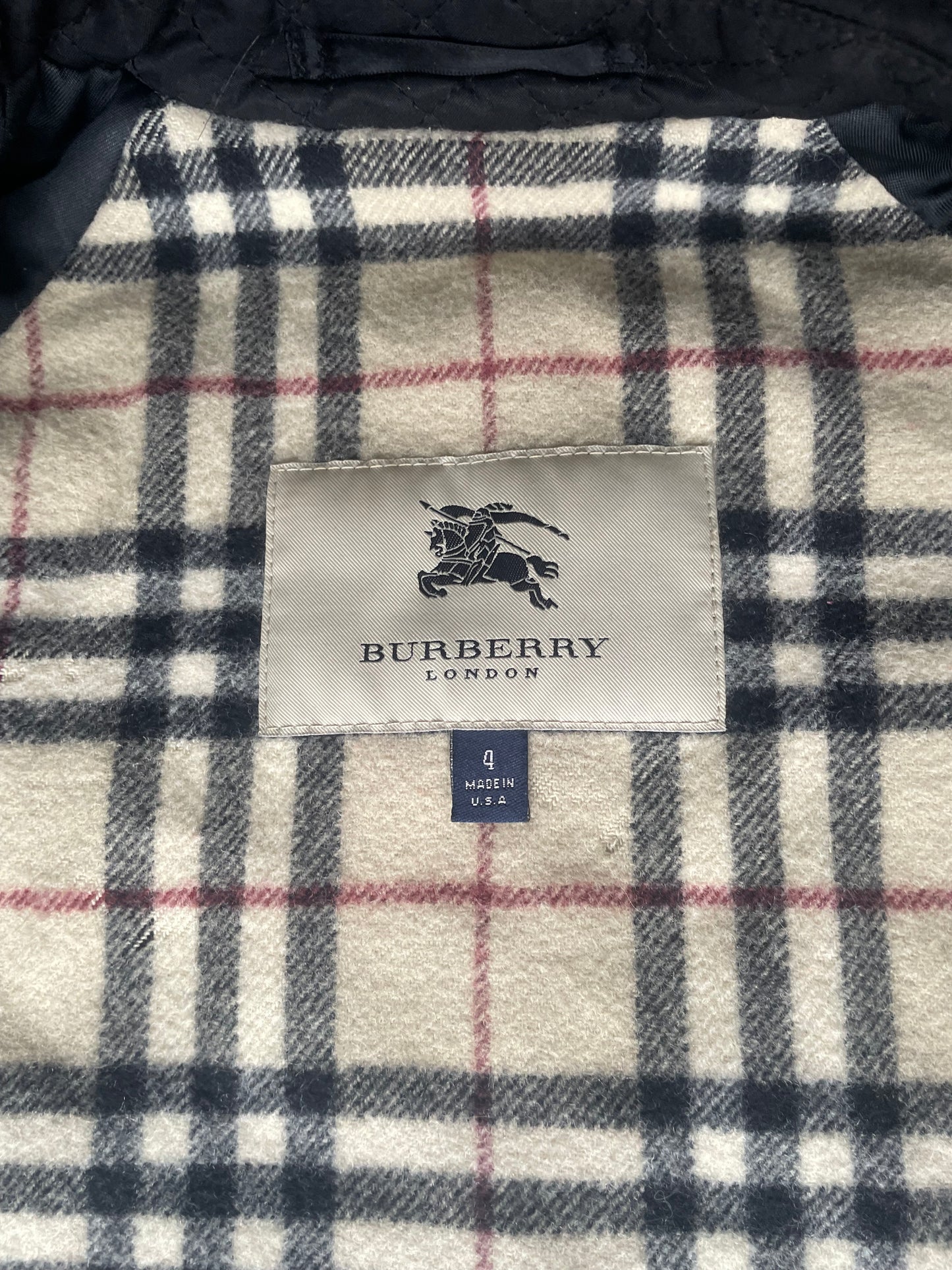 Size Small - Burberry Black Trench Coat