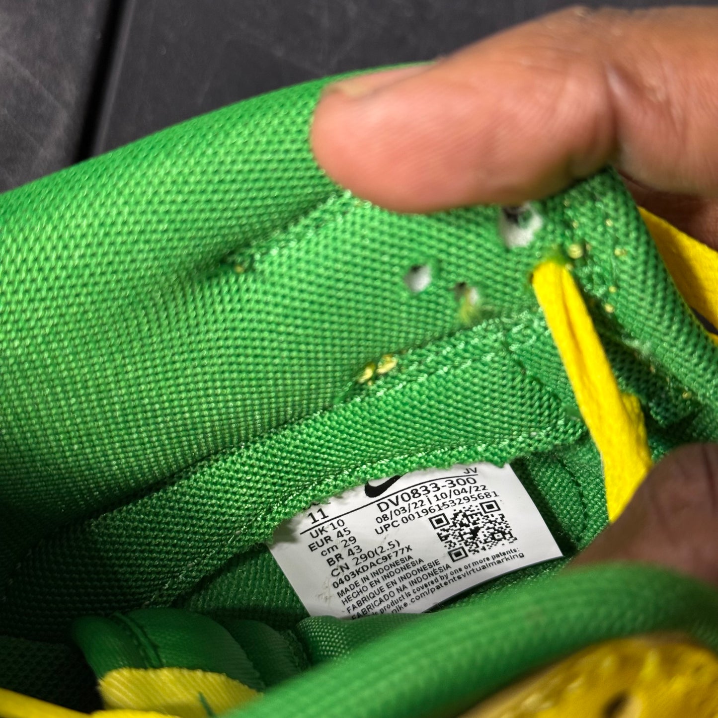 Size 11 - Dunk Reverse Brazil