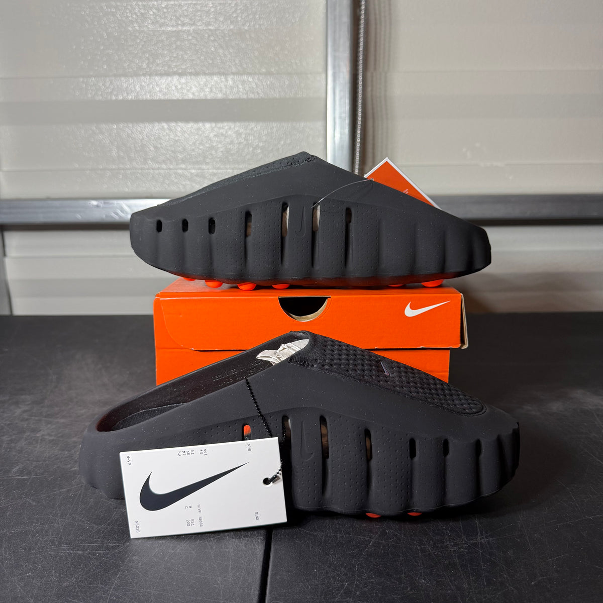 Size 11 - Nike Mind Slide Black Chrome