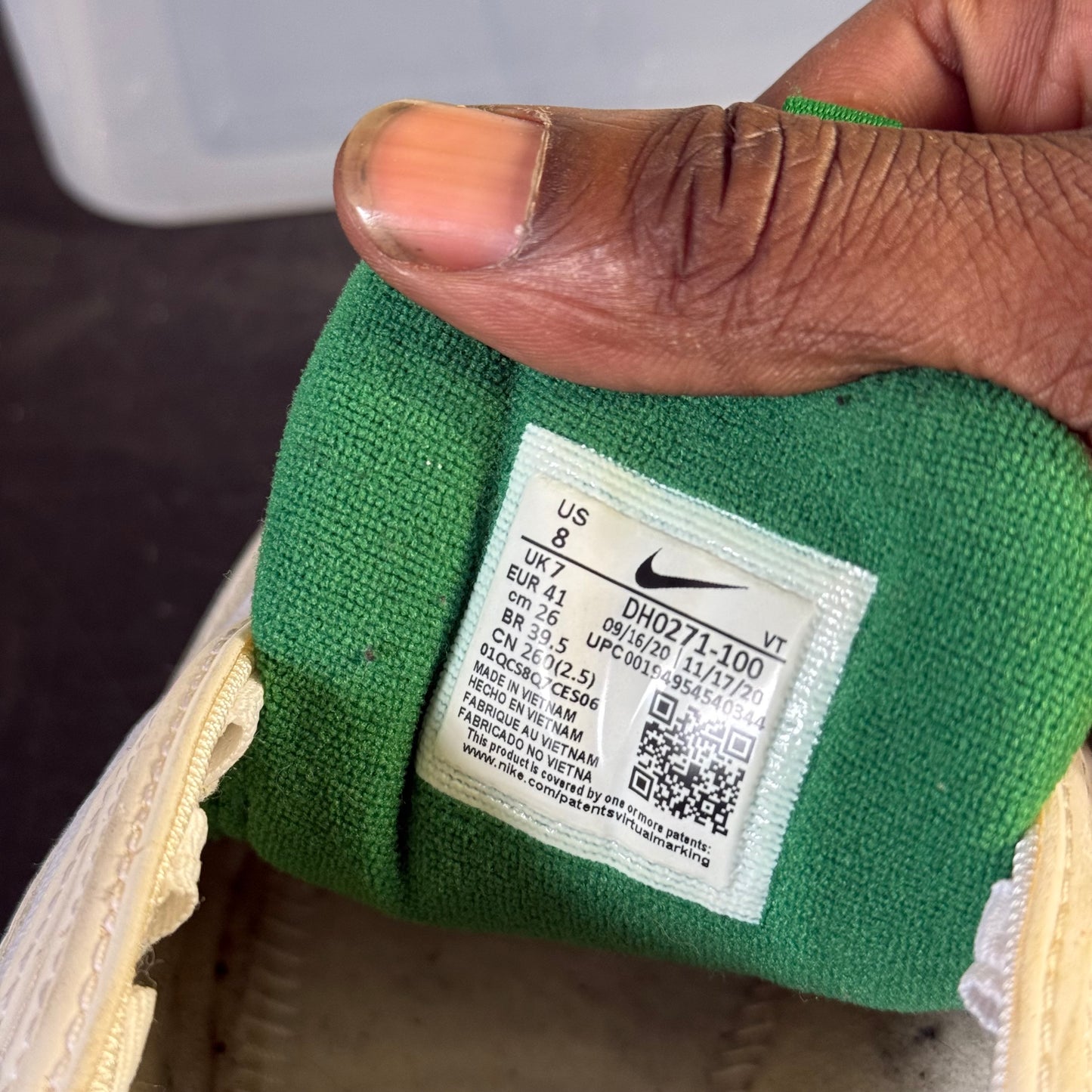 Size 8 - Air Max 97 (Green / White)