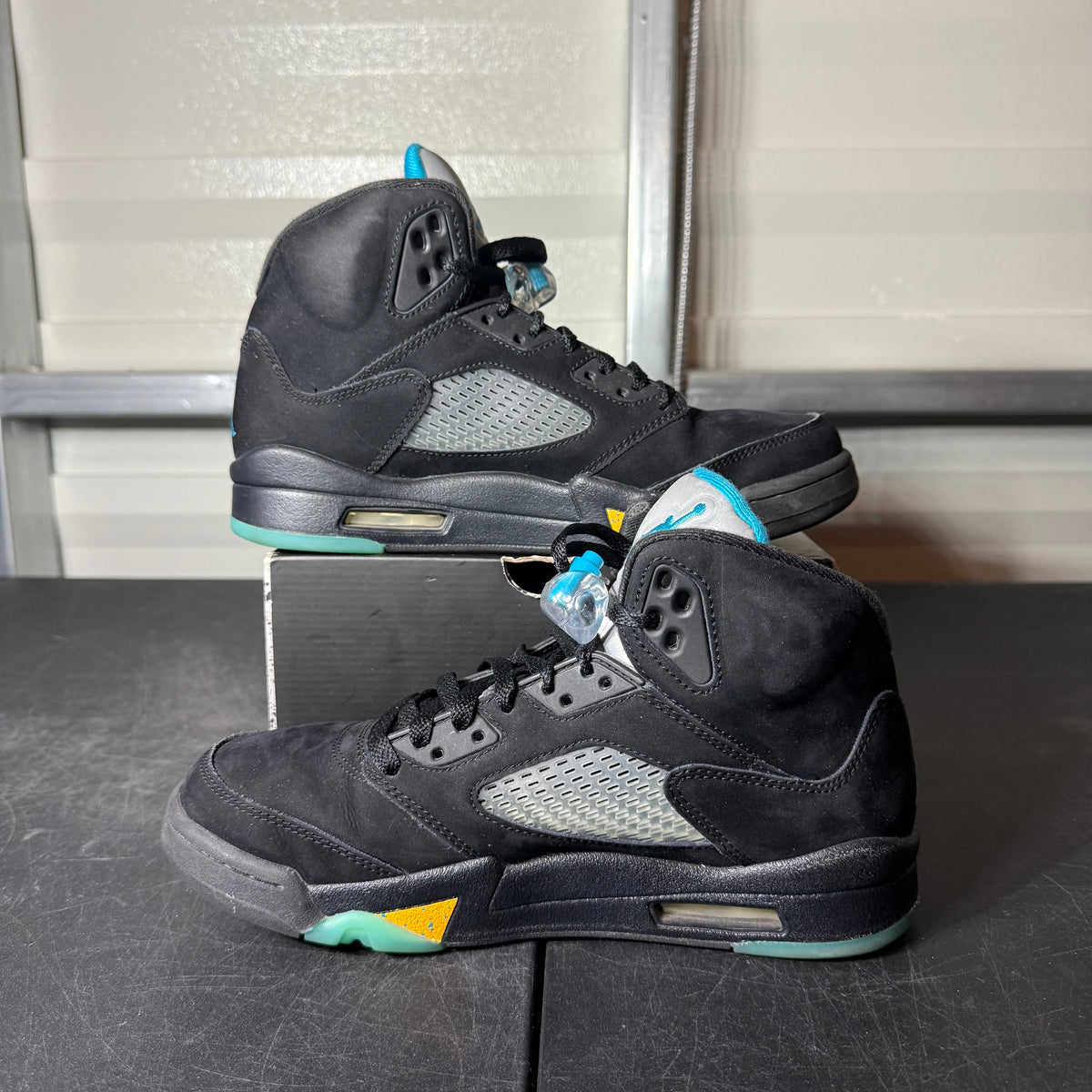 Size 8 - AJ 5 Aqua