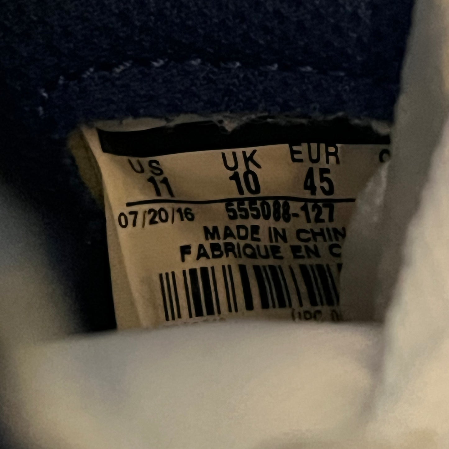 Size 11 - AJ 1 Storm Blue