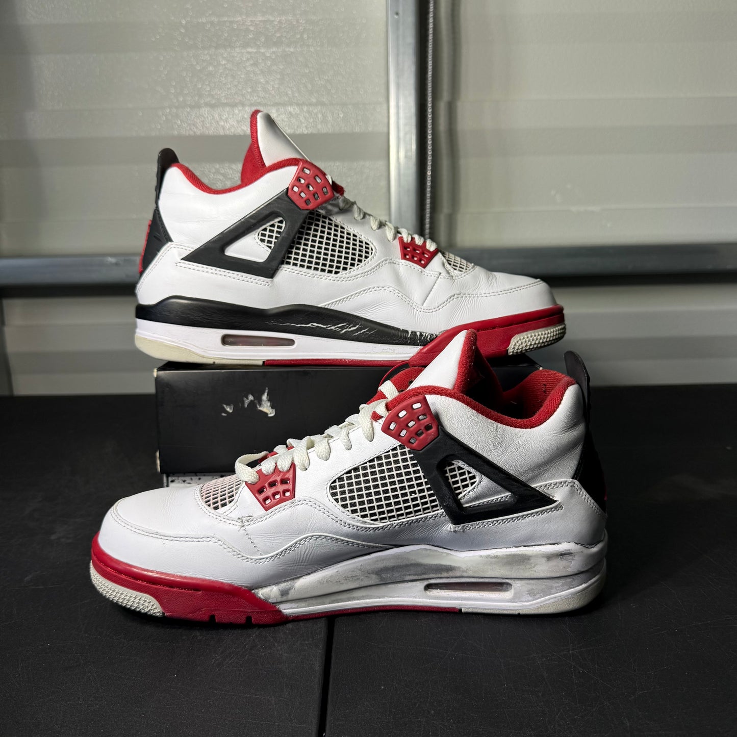 Size 11 - AJ 4 Fire Red 2012 Release