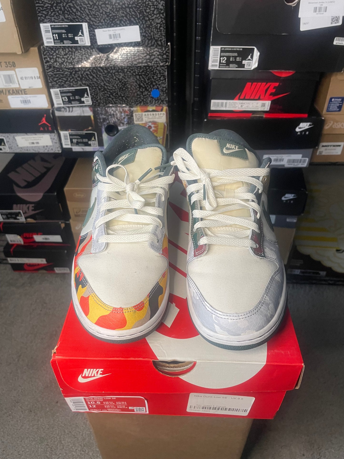 Size 10.5 - Dunk Low Sail Multi-Camo