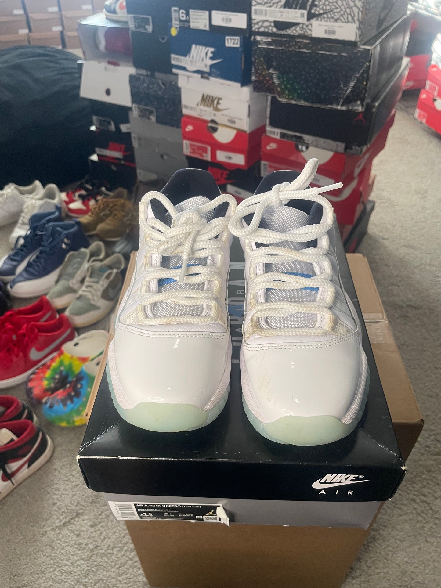 Size 4.5 - Jordan 11 Retro Low Legend Blue