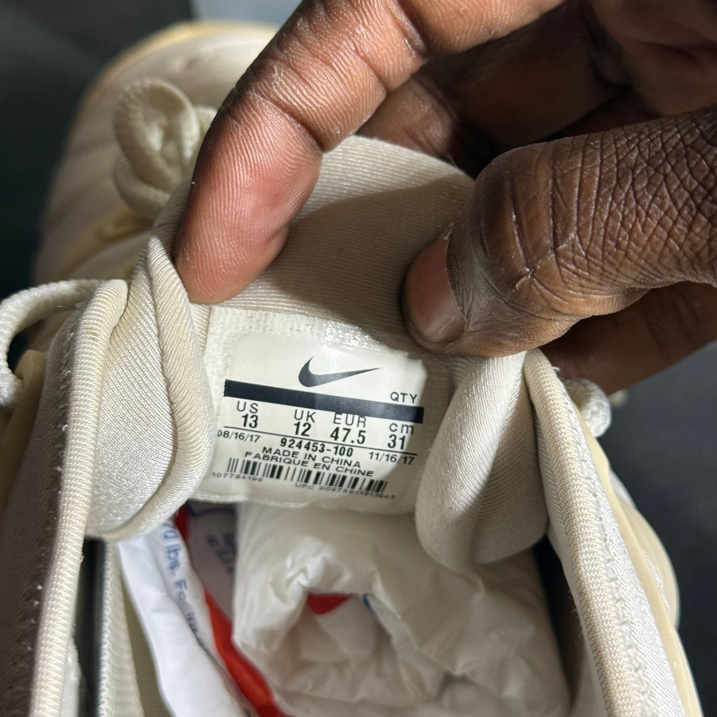 Size 13 - Air VaporMax Plus White