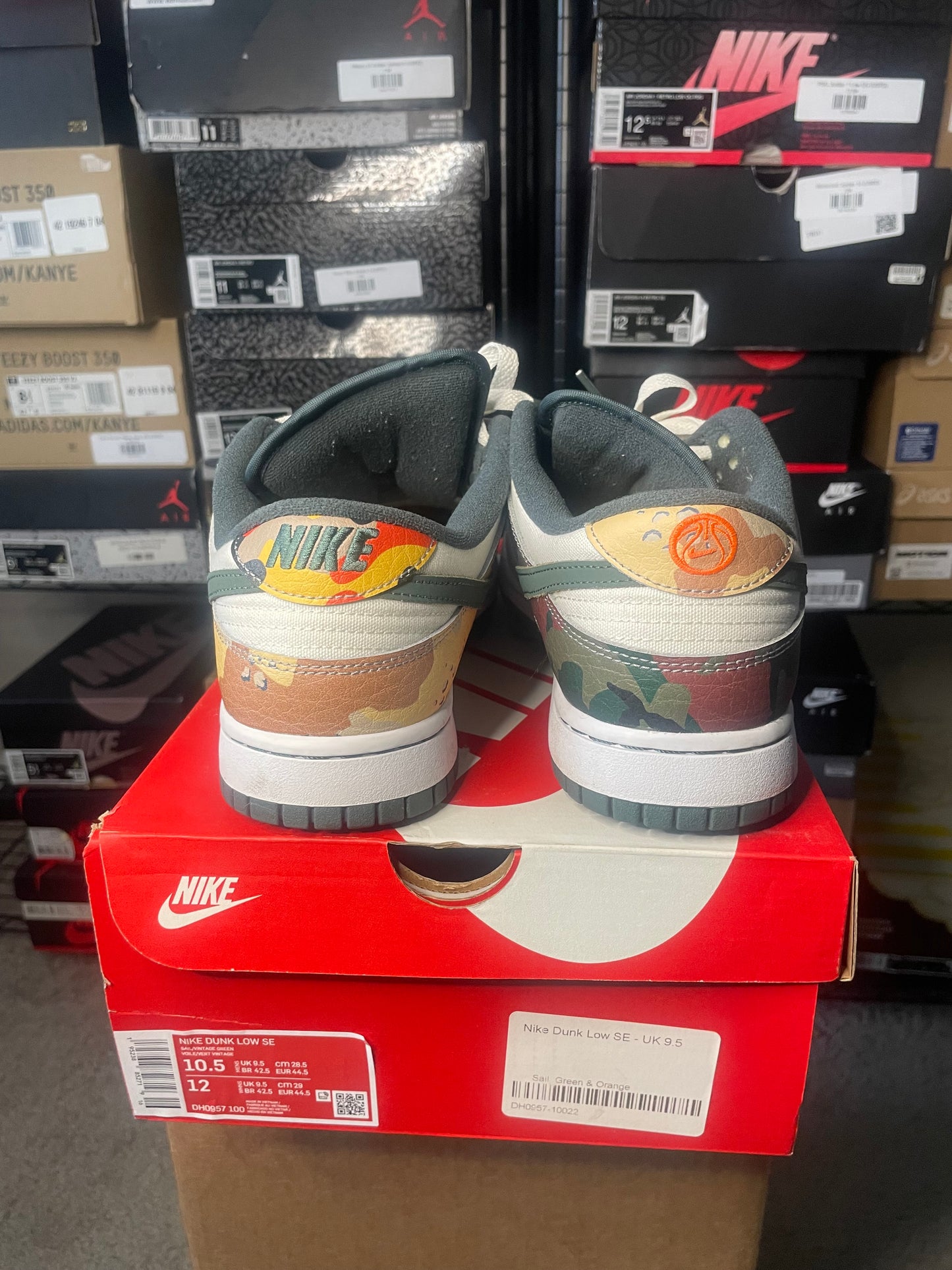 Size 10.5 - Dunk Low Sail Multi-Camo