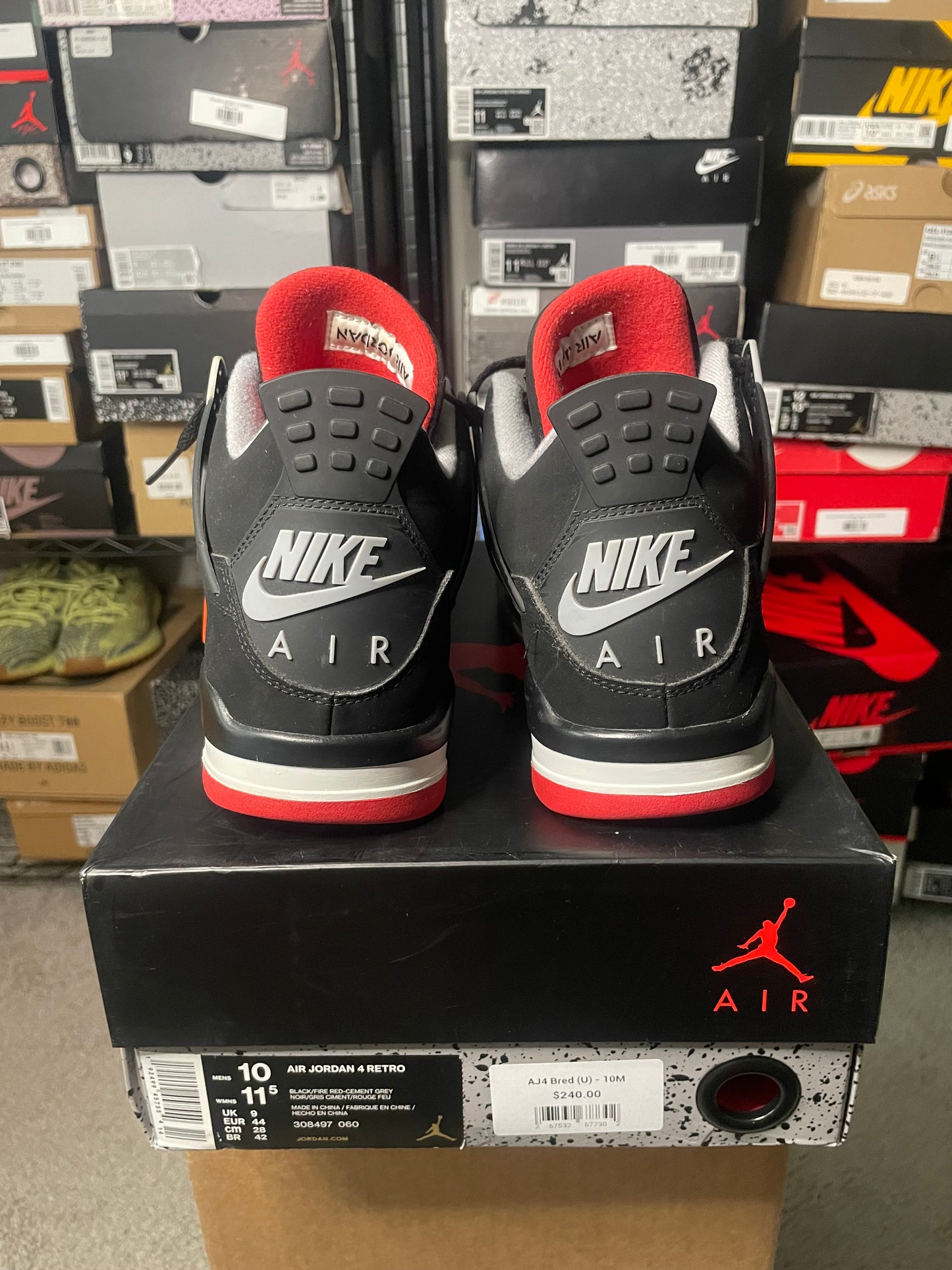 Size 10 - Jordan 4 Retro OG Mid Bred 2019