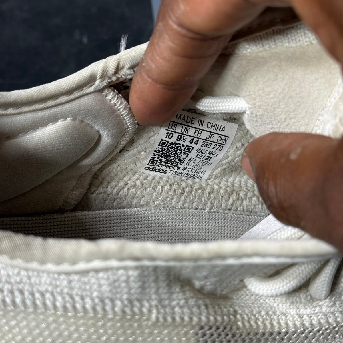 Size 10 - Yeezy 350 Bone