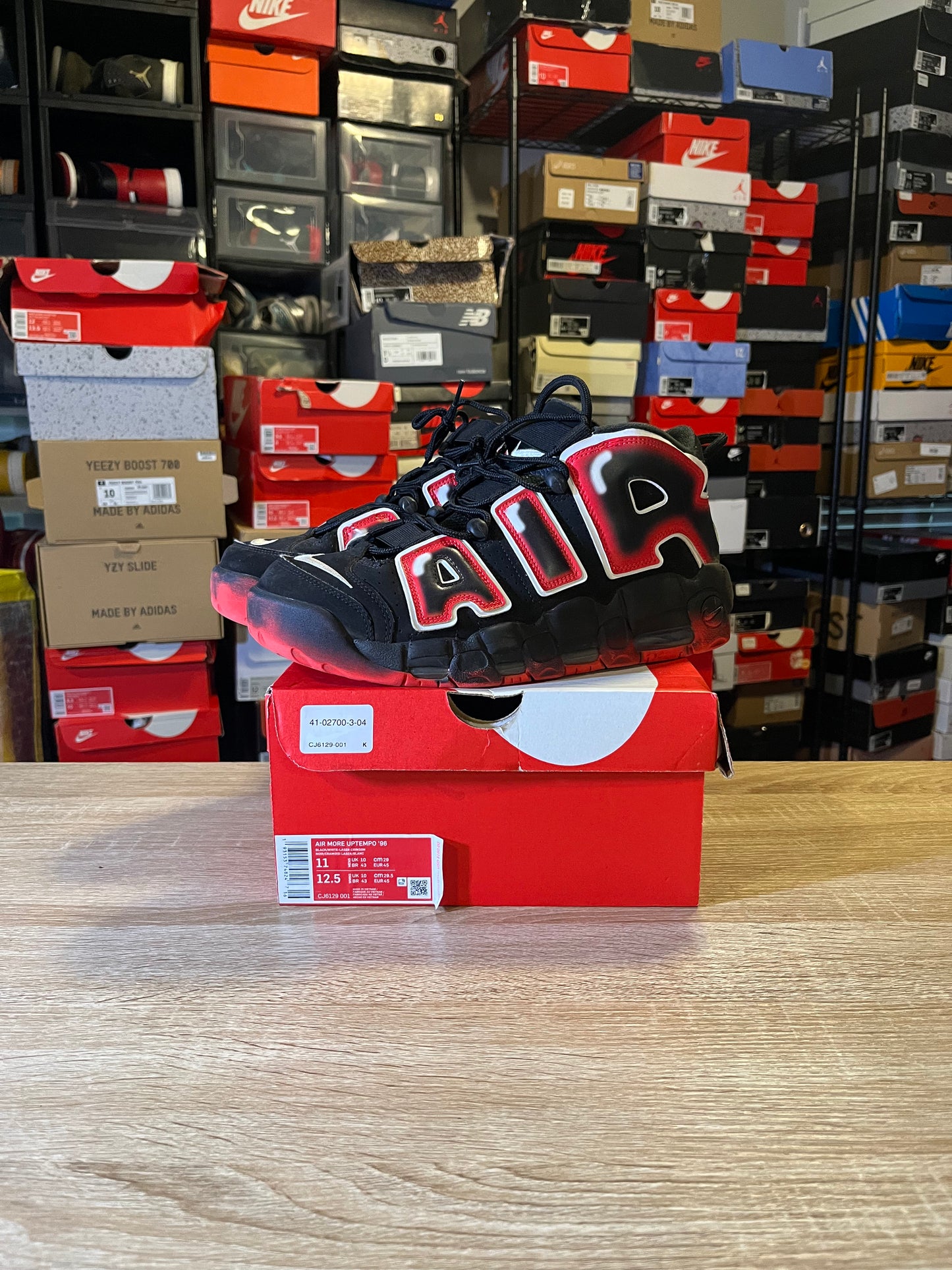 Size 11 - Air More Uptempo 96 Laser Crimson