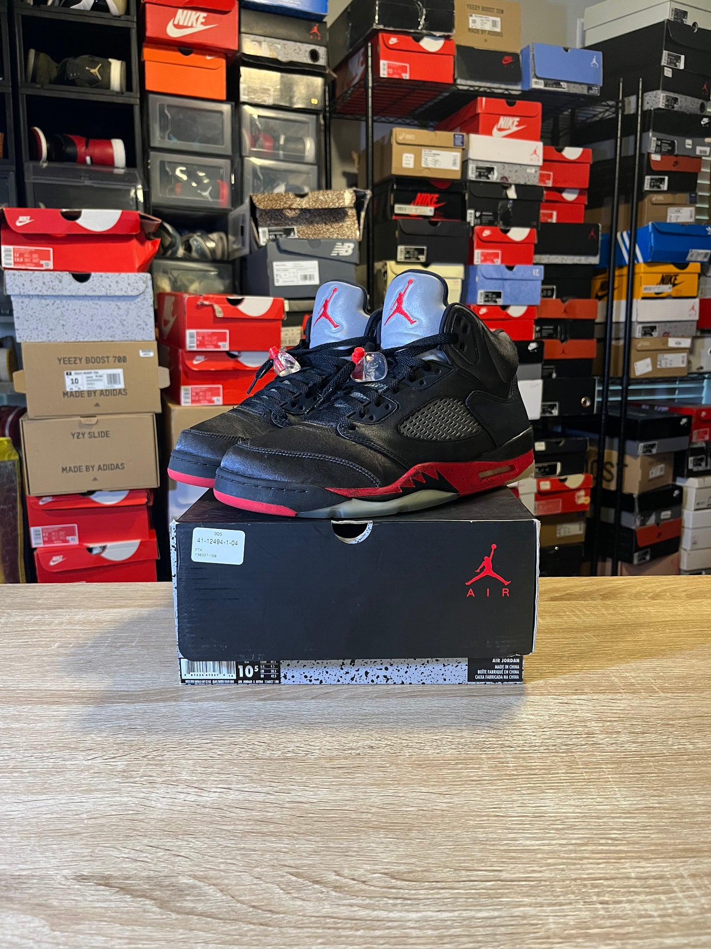 Size 10.5 - AJ 5 Retro Satin Bred