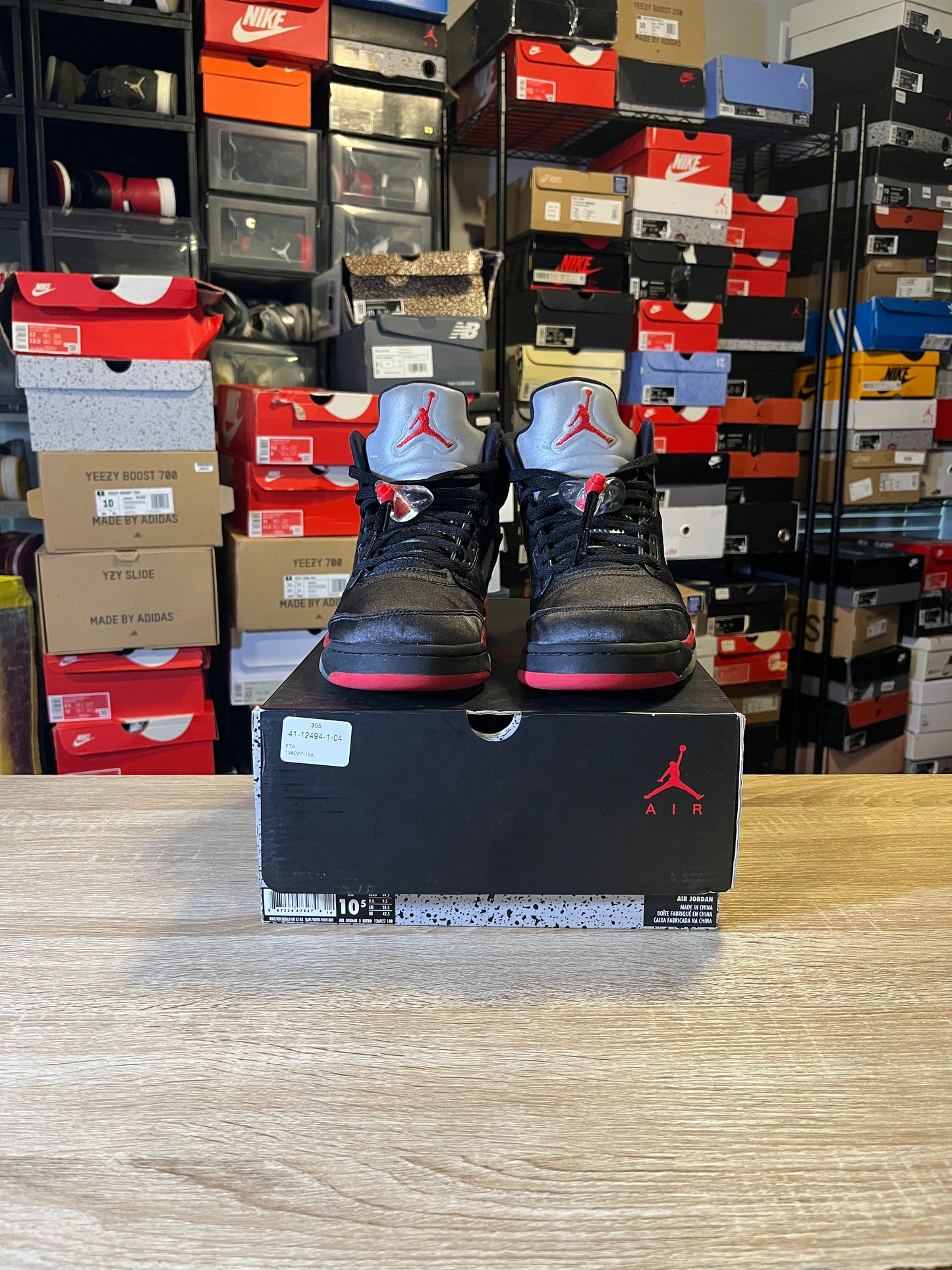 Size 10.5 - AJ 5 Retro Satin Bred