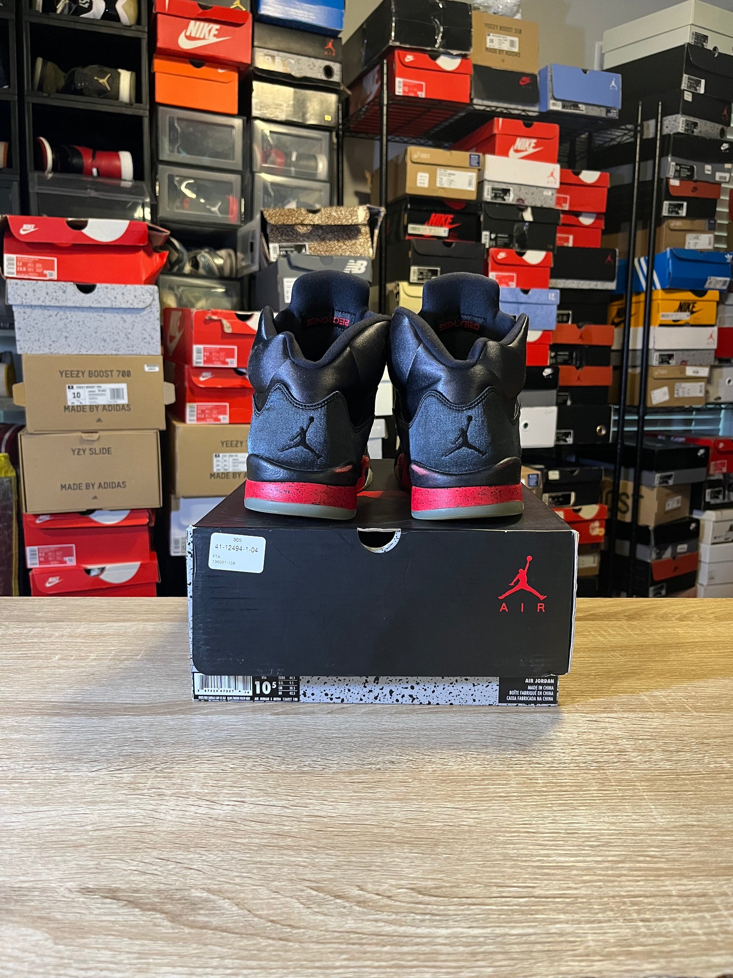 Size 10.5 - AJ 5 Retro Satin Bred