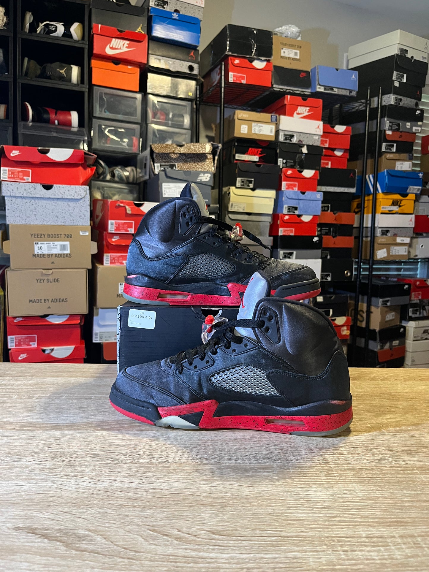 Size 10.5 - AJ 5 Retro Satin Bred