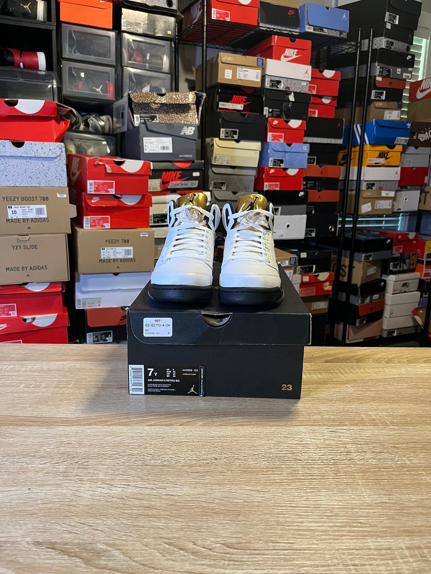 Size 7 (GS) - AJ 5 Retro Mid Olympic 2016