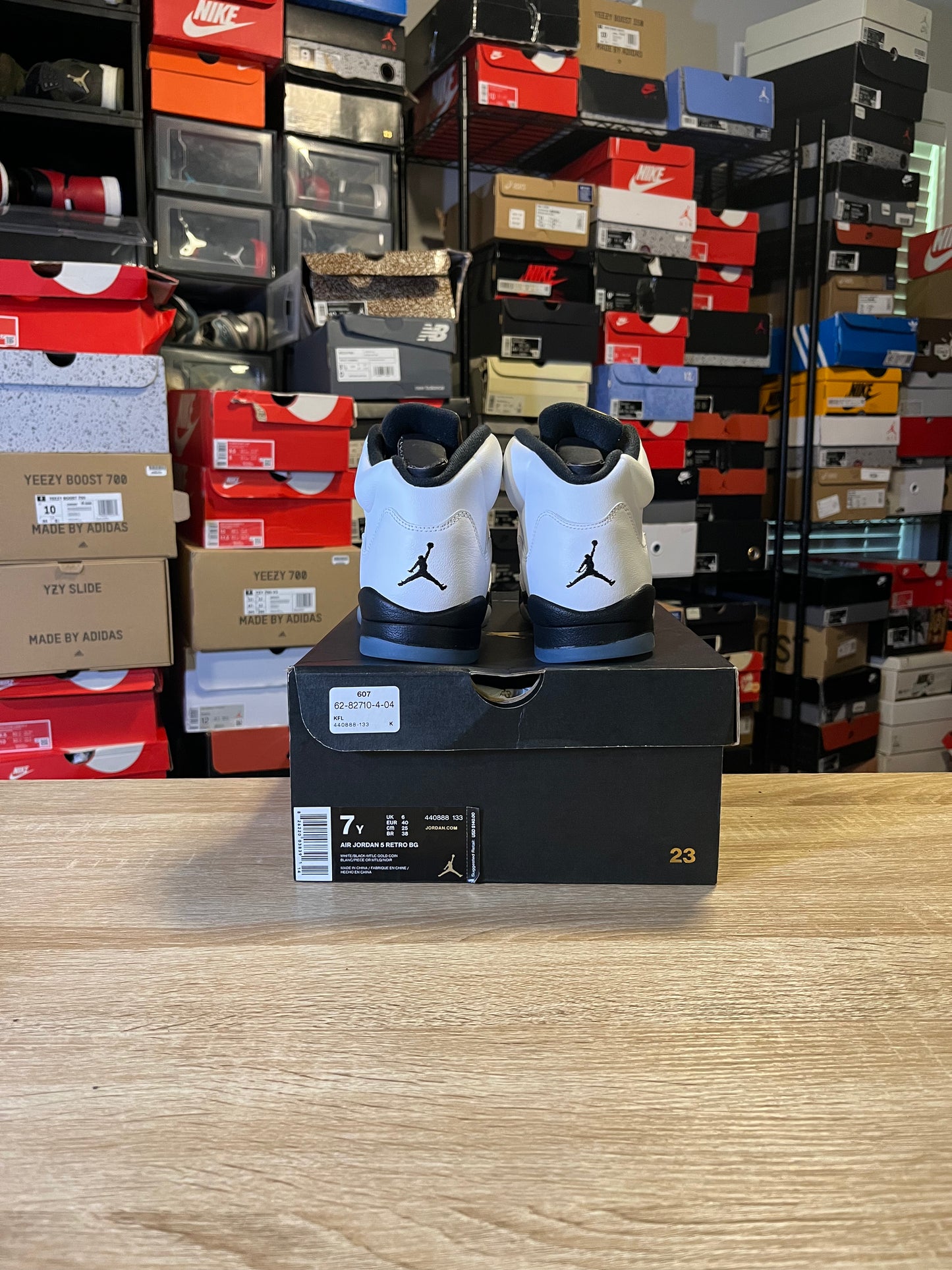 Size 7 (GS) - AJ 5 Retro Mid Olympic 2016