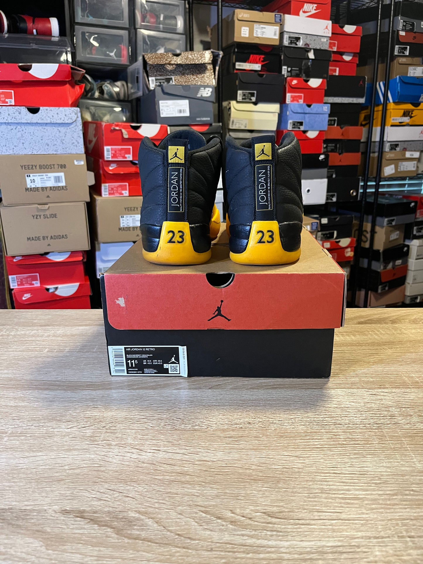 Size 11.5 AJ 12 University Gold