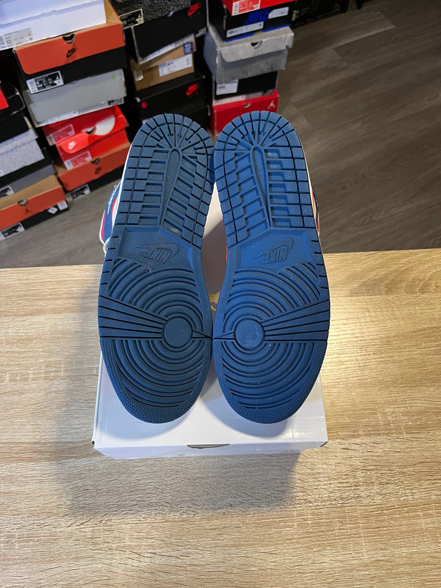 Size 9 - AJ 1 Mid Take 2 Multi-Color