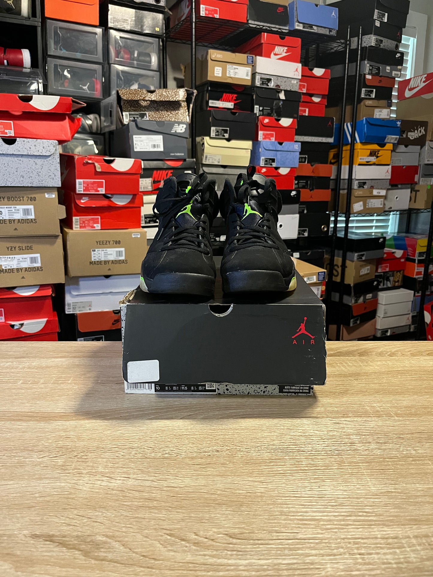 Size 10 - AJ 6 Electric Green