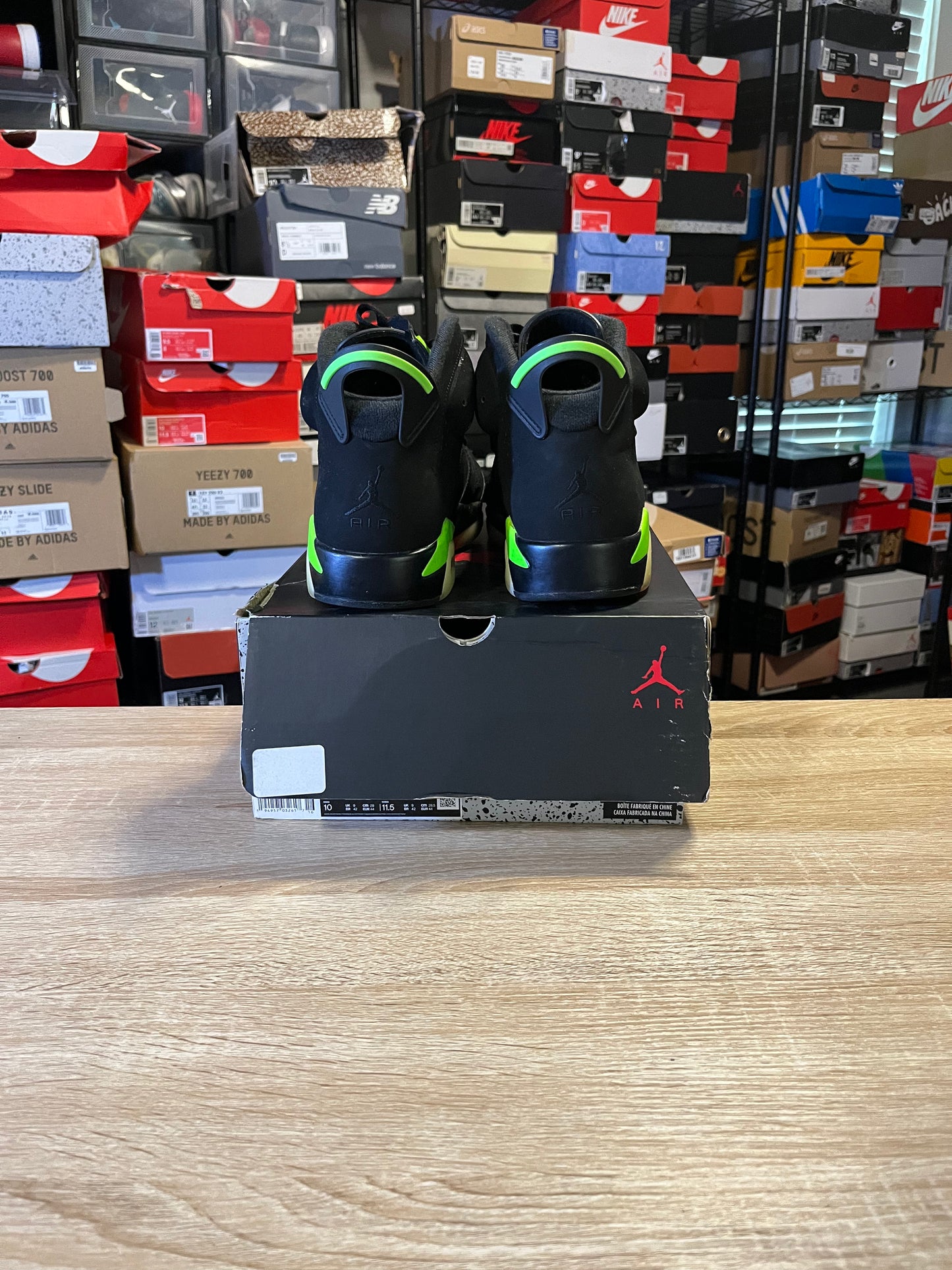Size 10 - AJ 6 Electric Green