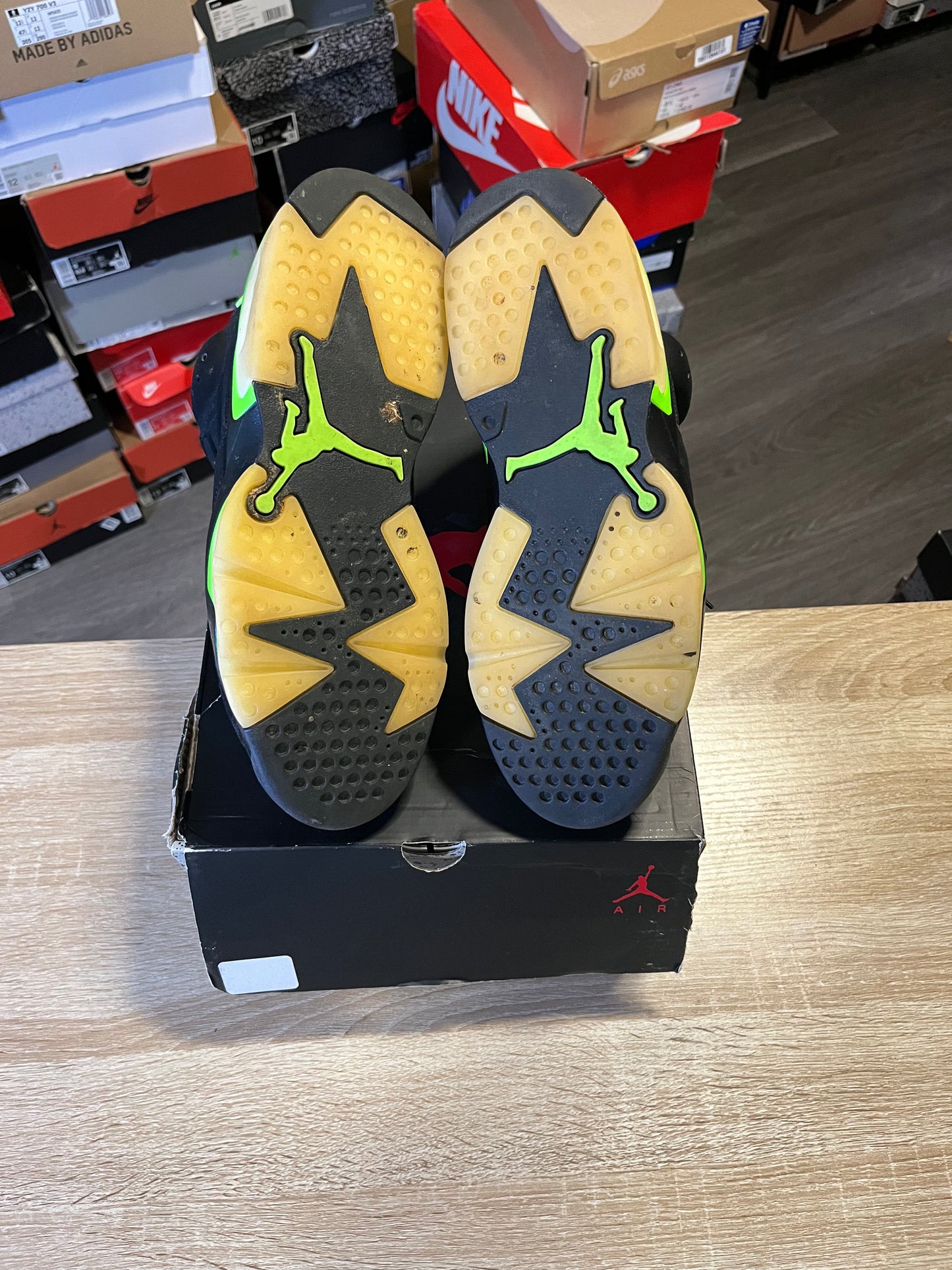 Size 10 - AJ 6 Electric Green