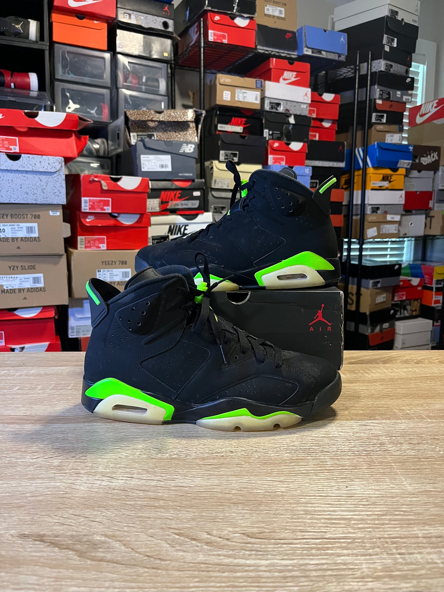 Size 10 - AJ 6 Electric Green