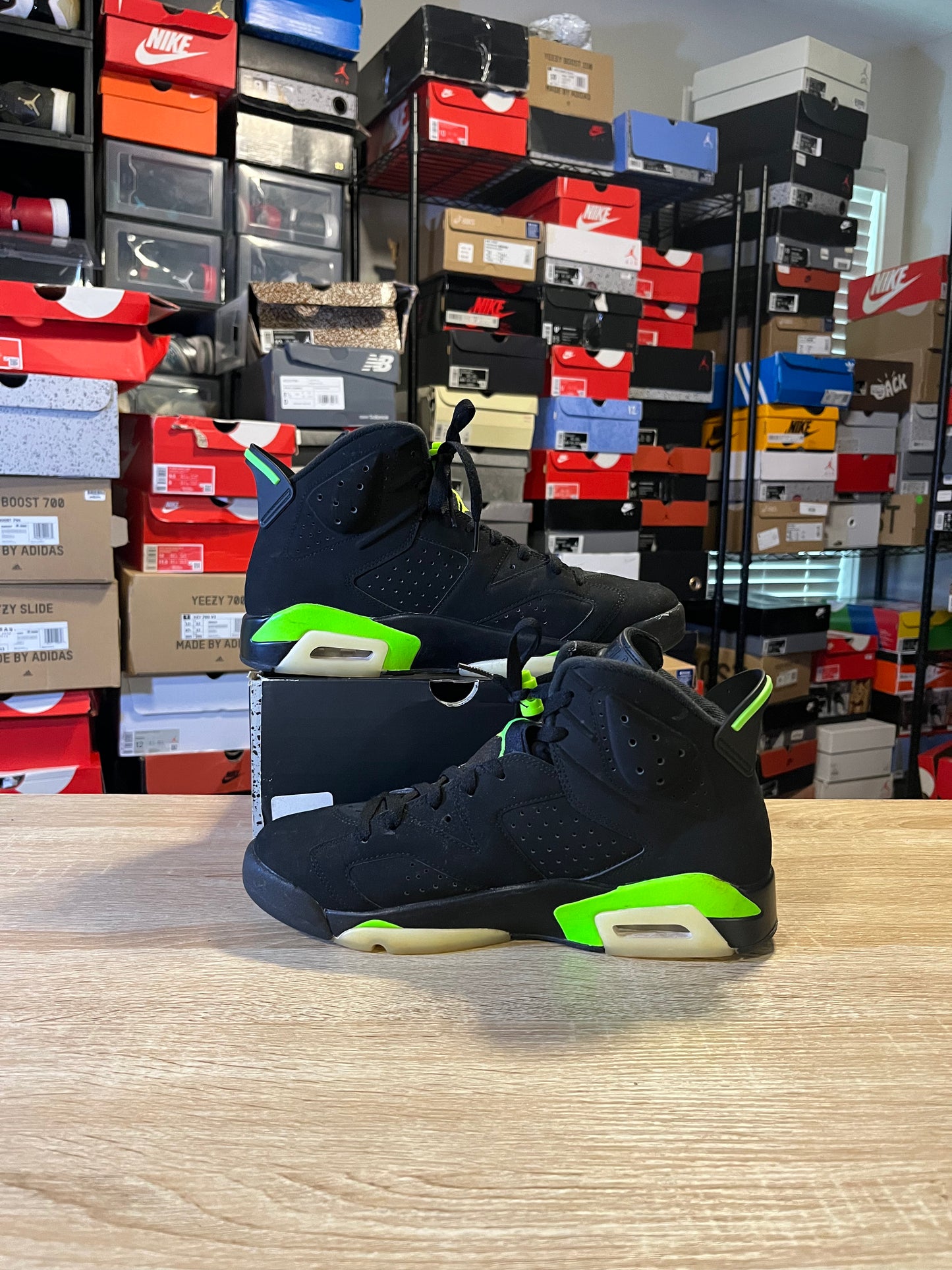 Size 10 - AJ 6 Electric Green