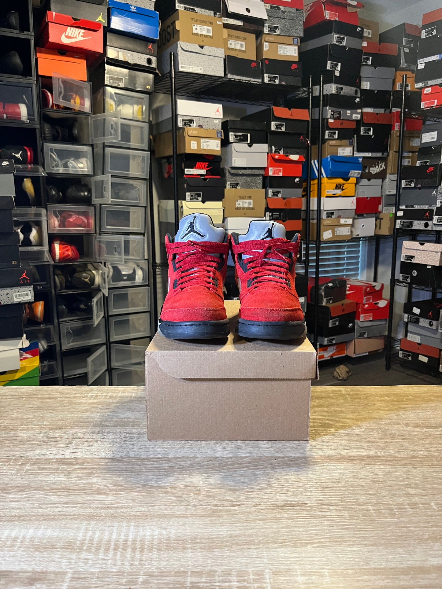 Size 8 - AJ 5 Raging Bulls