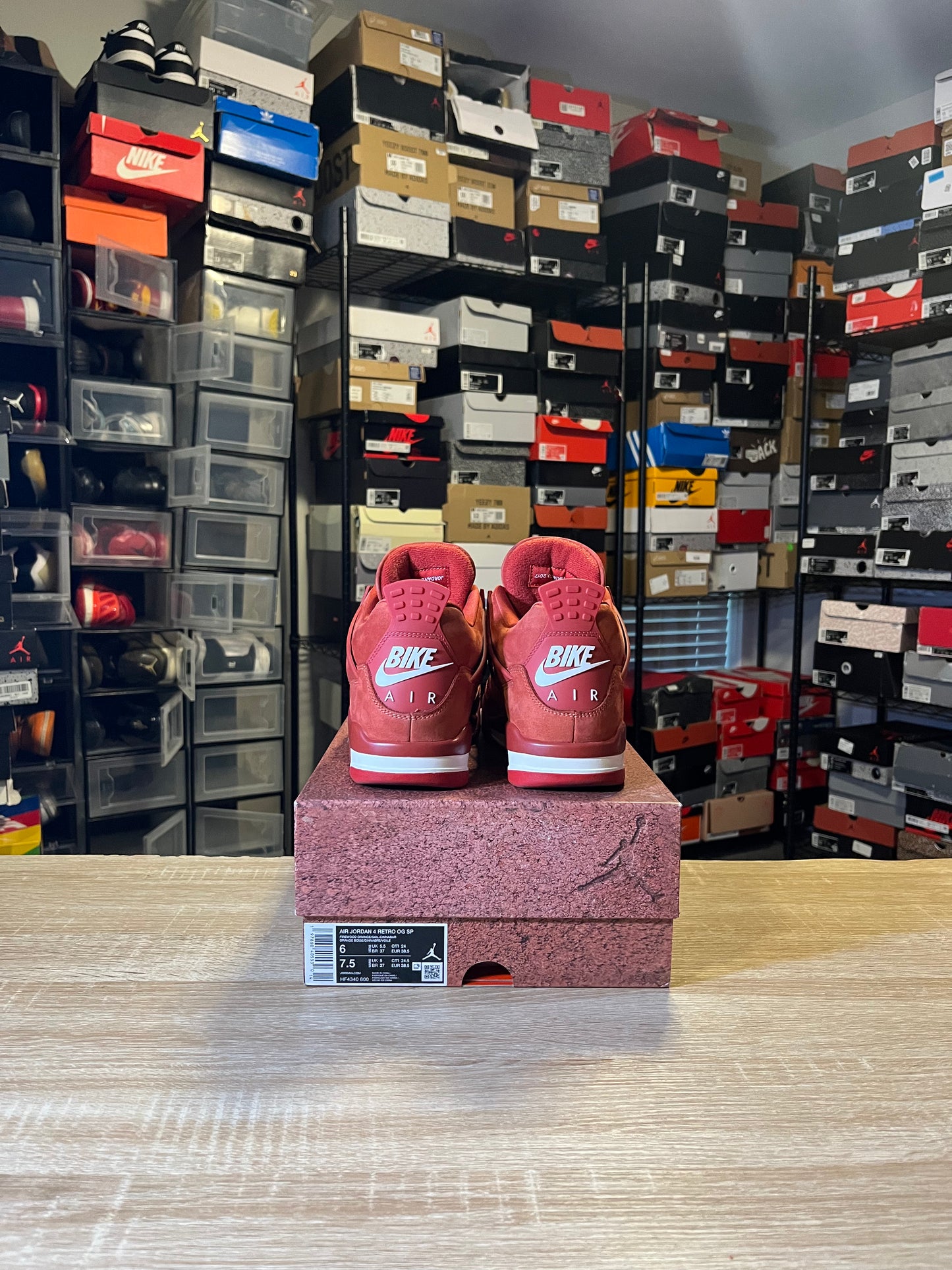 Size 6 - Nigel Sylvester x AJ 4 Retro OG SP Brick By Brick