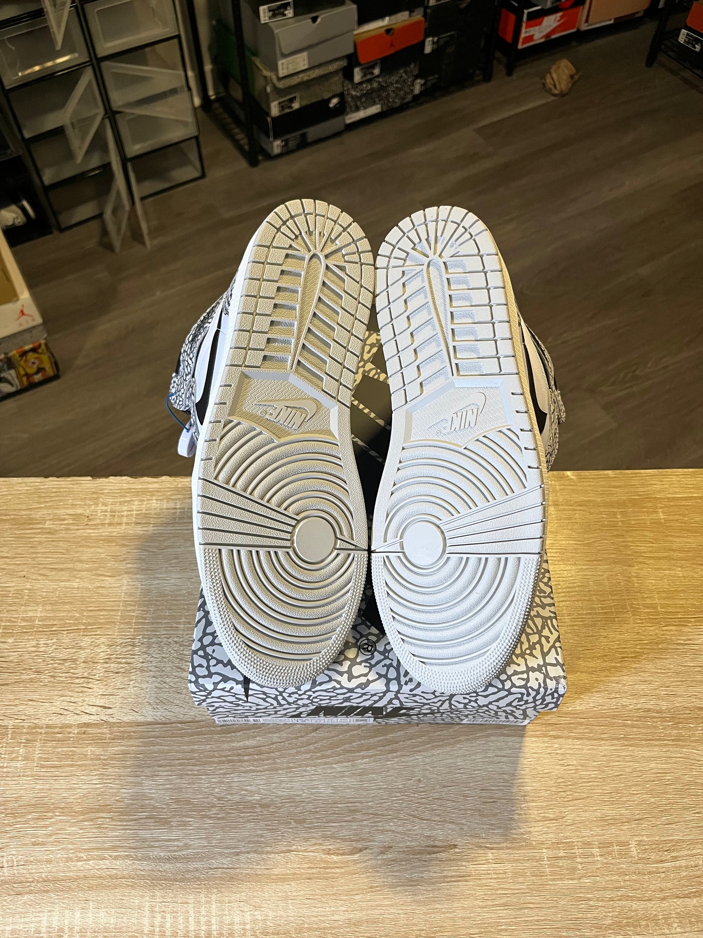 Size 12.5 - AJ 1 White Cement