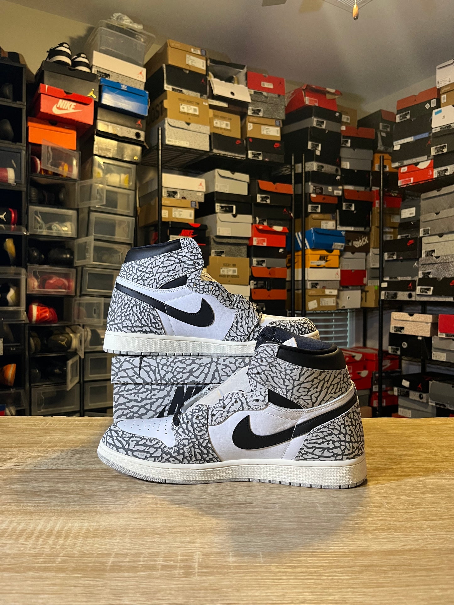 Size 12.5 - AJ 1 White Cement