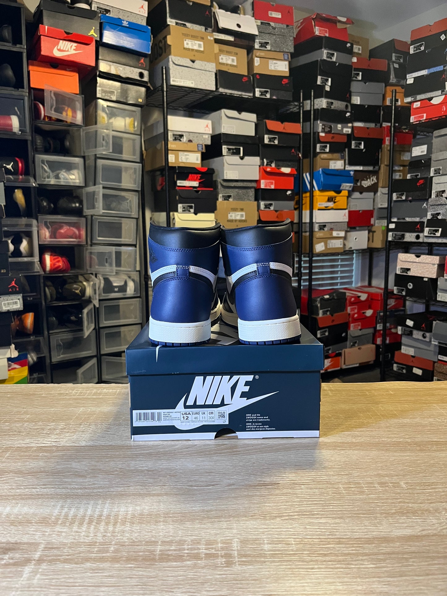 Size 12 - AJ 1 Midnight Navy