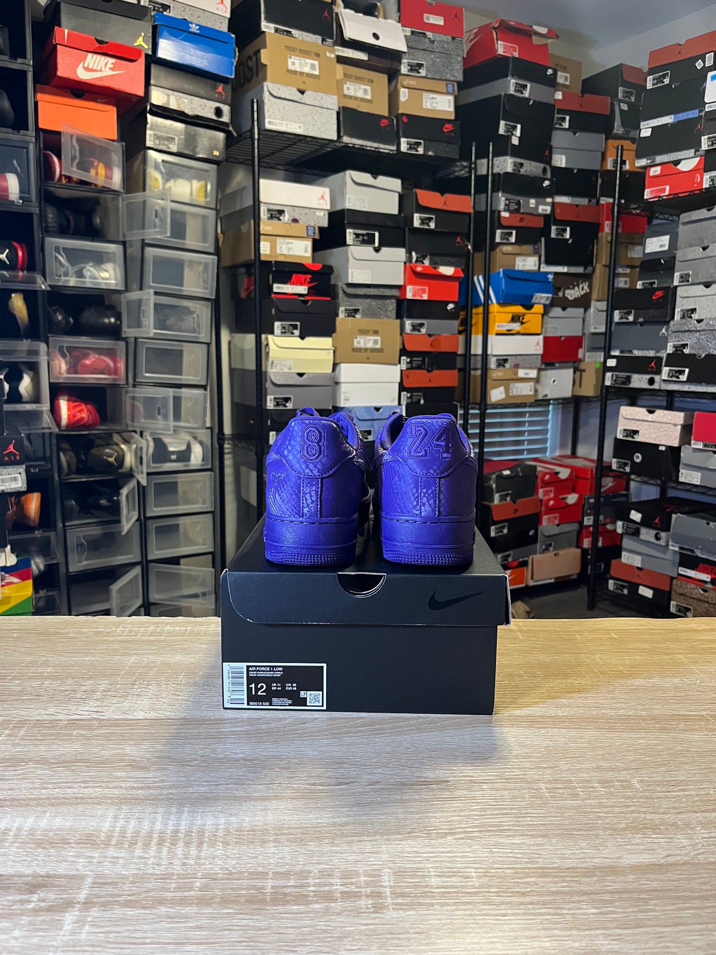 Size 12 - AF 1 Kobe Court Purple