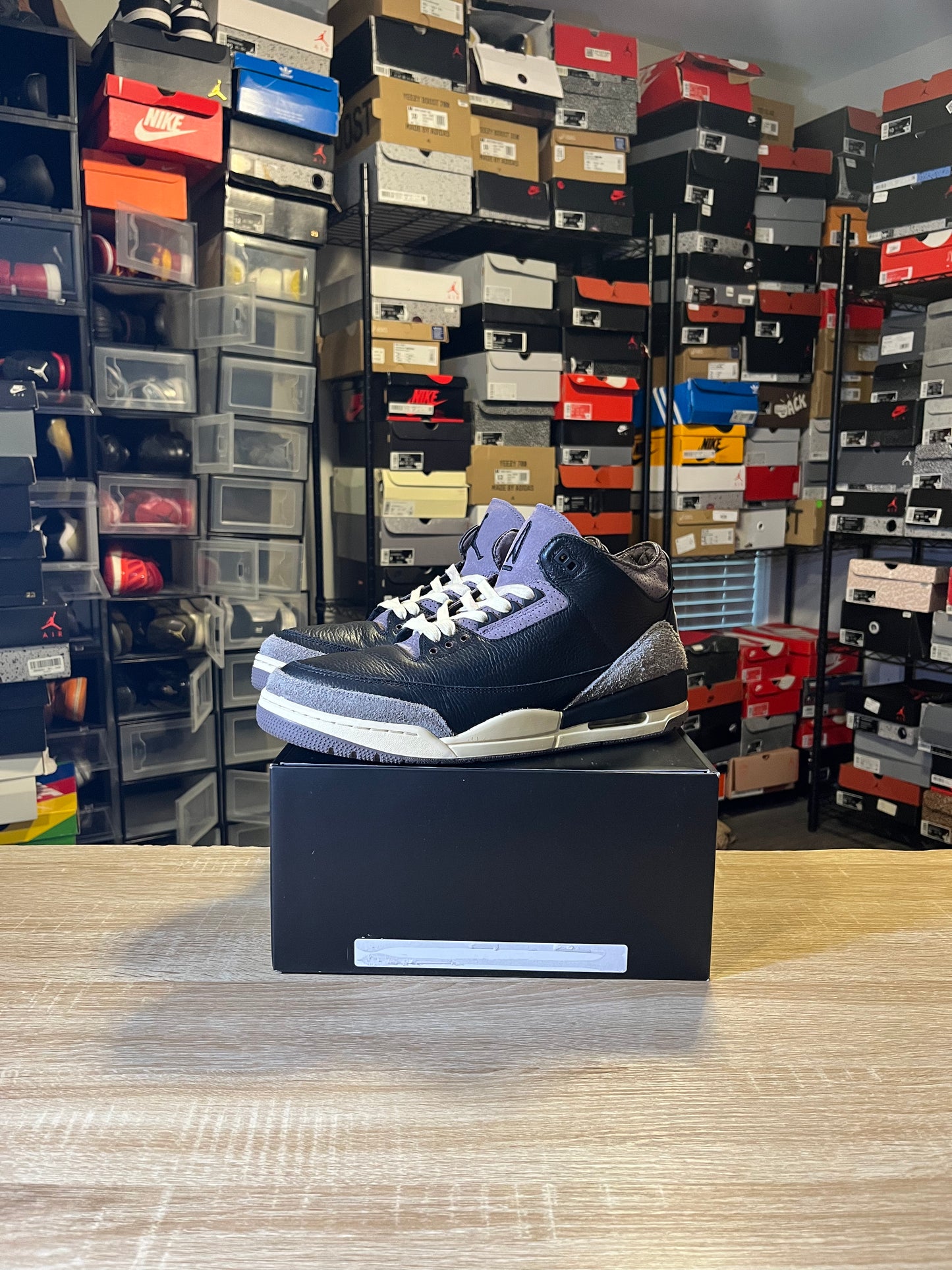 Size 12.5 M - A Ma Maniére x AJ 3 Retro While You Were Sleeping