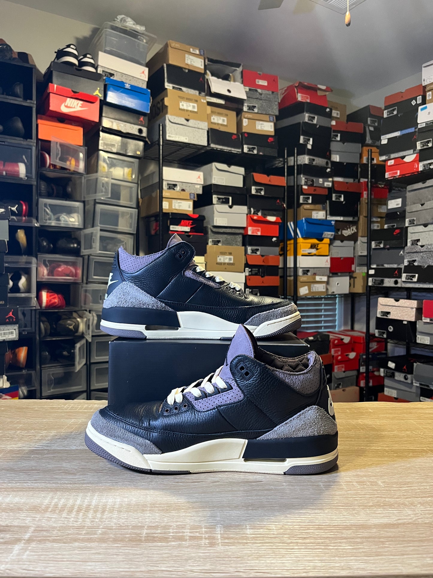 Size 12.5 M - A Ma Maniére x AJ 3 Retro While You Were Sleeping